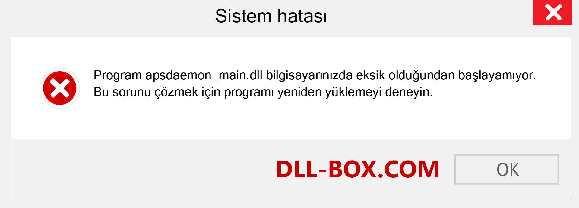 apsdaemon_main.dll dosyası eksik mi? Windows 7, 8, 10 için İndirin - Windows'ta apsdaemon_main dll Eksik Hatasını Düzeltin, fotoğraflar, resimler